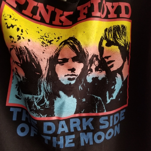 Pink Floyd Black Off The Shoulder Sweatshirt - Picture 5 of 6